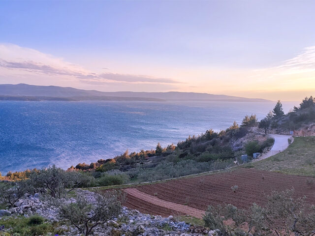 Pogled na more ljetna kuhinja